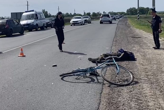 В Мелекесском районе насмерть сбили велосипедиста