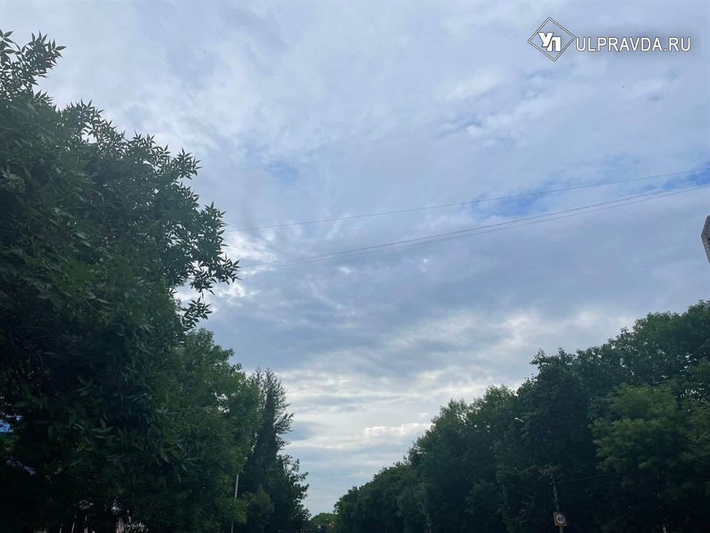 Сегодня в Ульяновской области ожидается дождь, возможен град