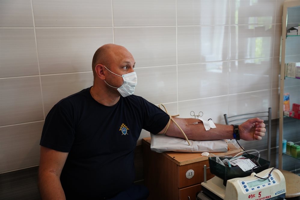 Сотрудники ульяновского СК снова стали донорами крови