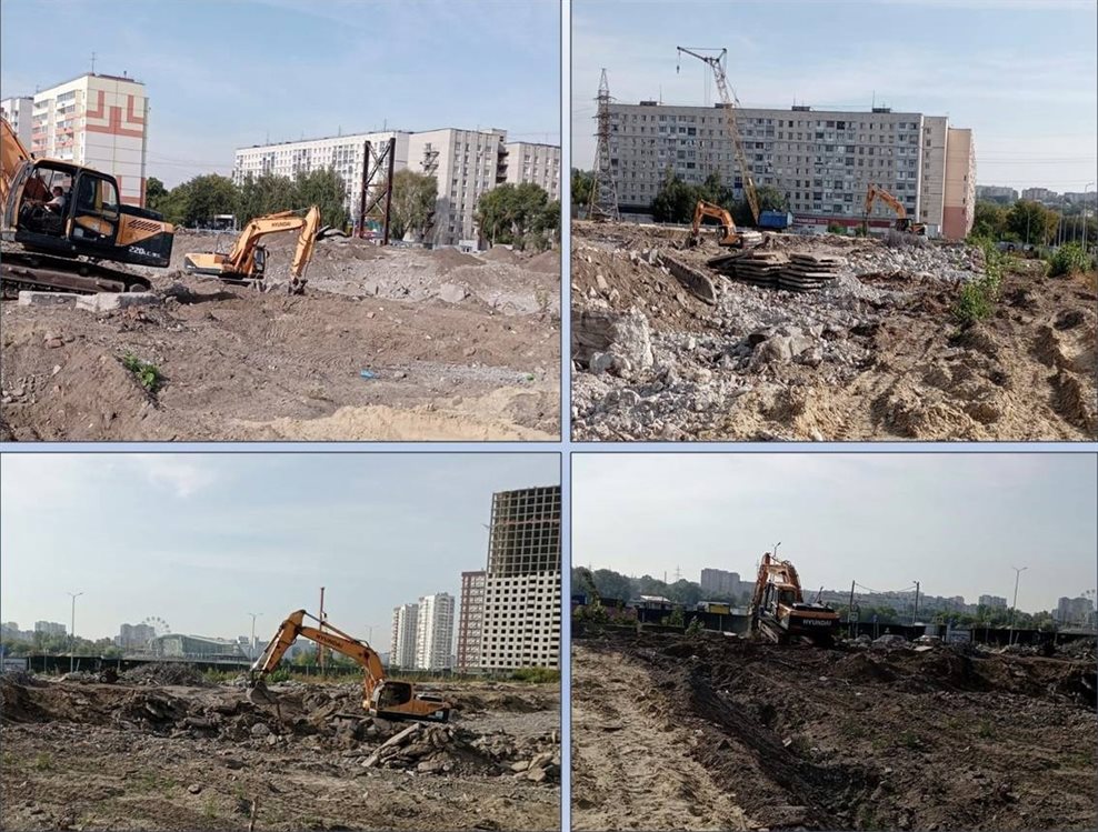 В Ульяновске завершили демонтаж надземной части недостроенного манежа