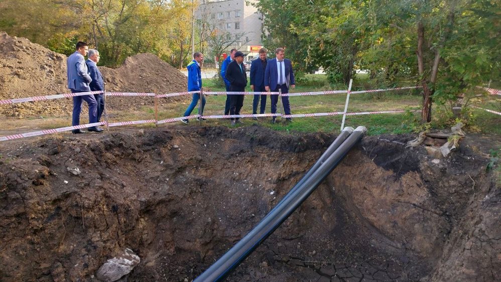 Глава Ульяновска проконтролировал стройки и ремонт объектов водоотведения