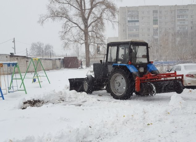 Работу снегоуборочной техники во дворах Ульяновска проконтролируют с помощью ГЛОНАСС