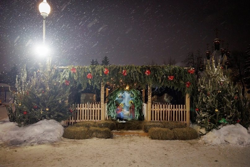 У храмов Ульяновской области устанавливают рождественские вертепы