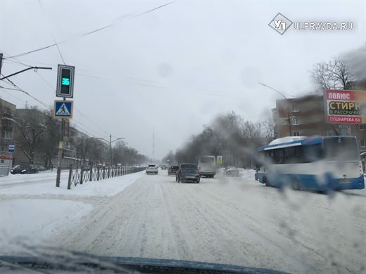 Ульяновцам на завтра обещают порывистый ветер и снежные заносы