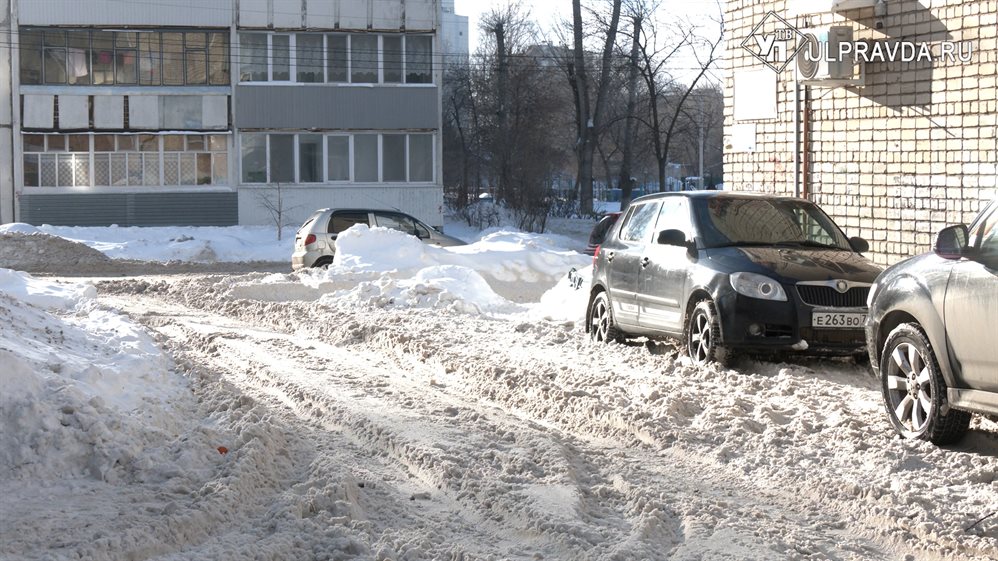 Снежные пятна. Где в Ульяновске не почищено и что с этим делать