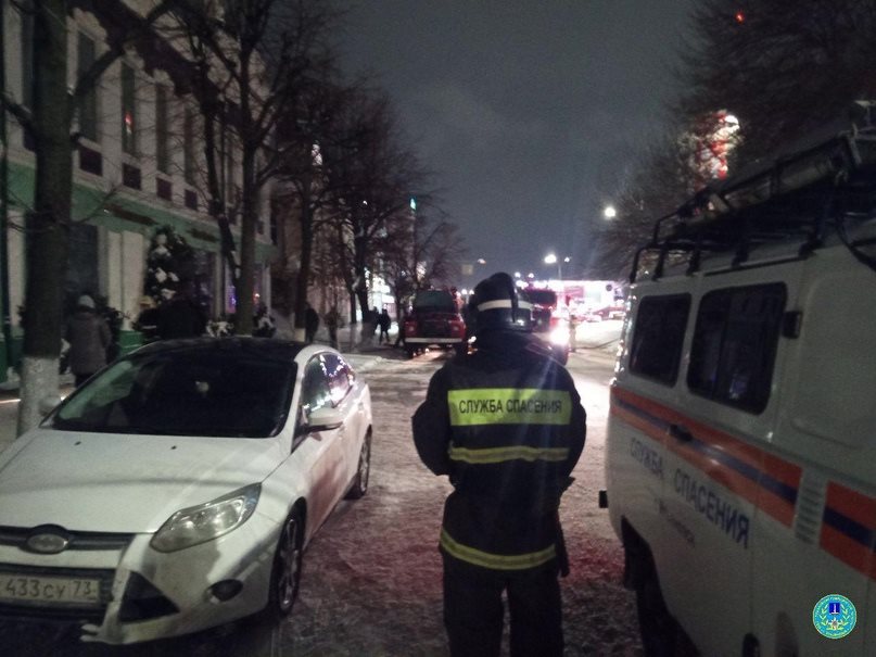 В центре Ульяновска произошел пожар в «Гонзо»