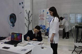 Ульяновские врачи обследовали более 100 посетителей выставки-форума «Россия»