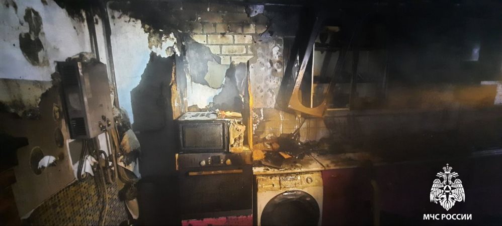 В Ульяновске загорелся частный дом