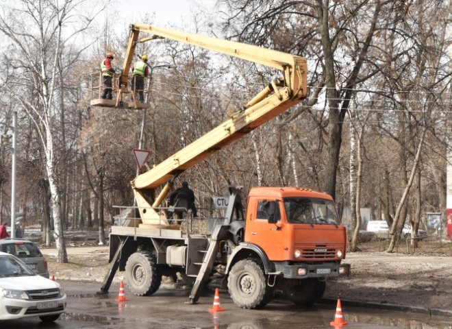 В Ульяновске в марте заменили 30 километров провода системы уличного освещения