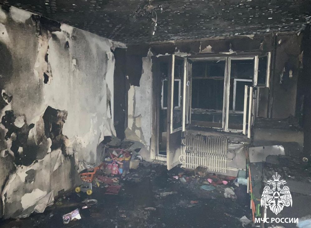 Из горящего дома в Димитровграде спасли мужчину