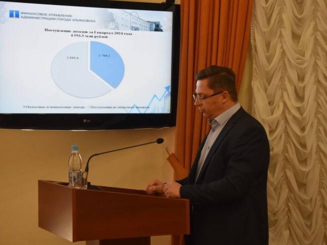 В первом квартале года в бюджет Ульяновска поступило почти 4,6 миллиарда рублей