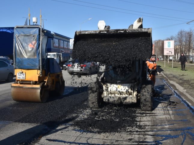 Сегодня в Ульяновске ремонтируют девять улиц