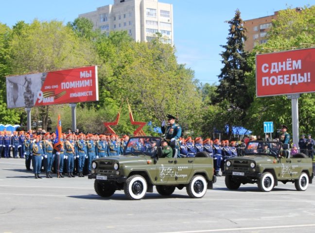 В Ульяновске начнут перекрывать улицы на время репетиций парада Победы