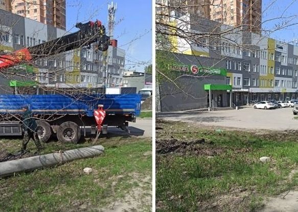 Улицы Ульяновска очищают от железобетонного мусора