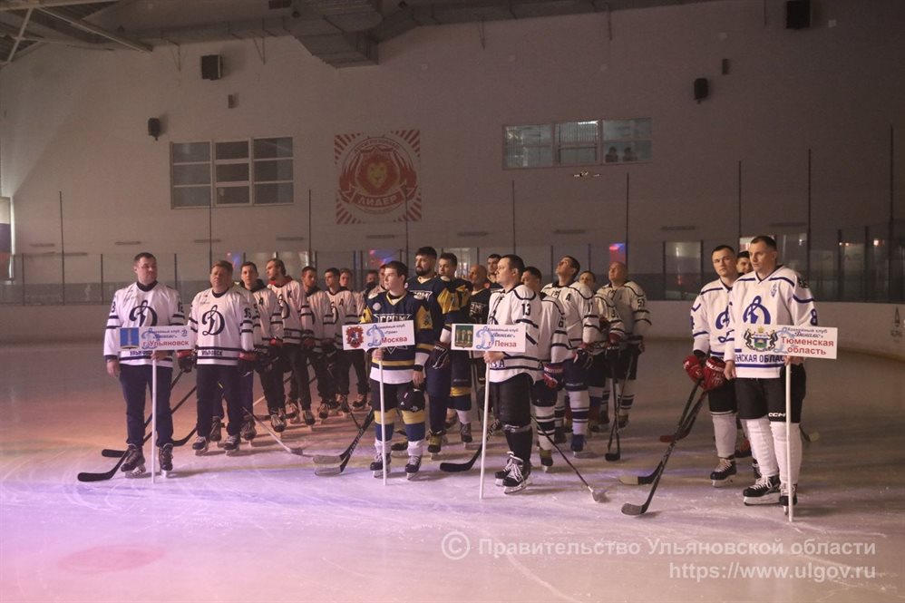 В области стартовал всероссийский турнир общества «Динамо» по хоккею с шайбой