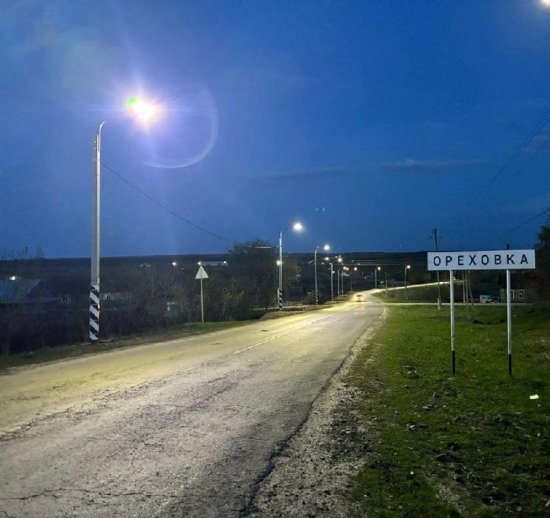 Прокуратура помогла осветить дорогу в селе Ореховка