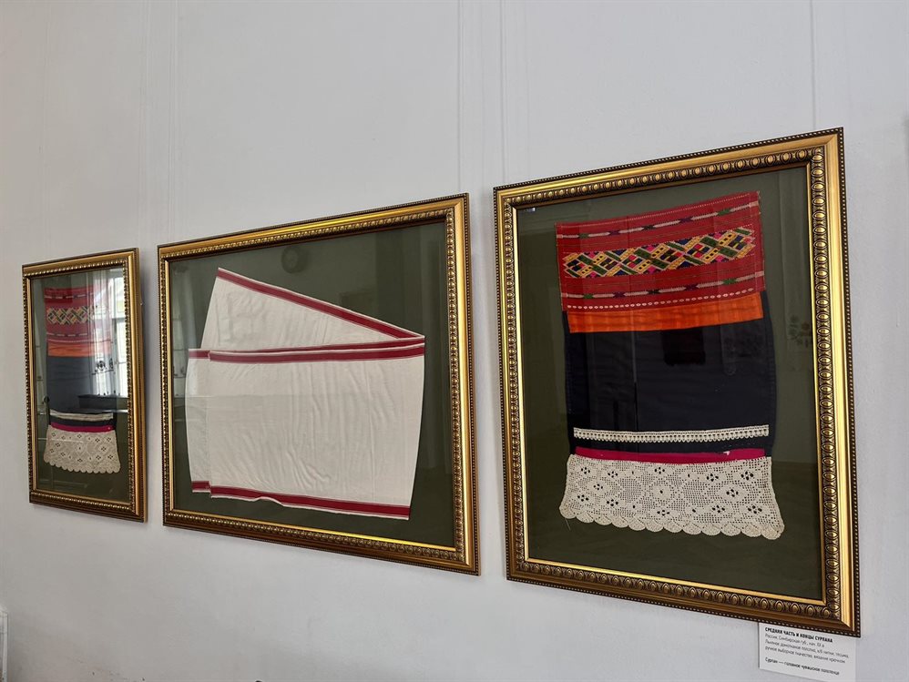 На выставке «Своя рубаха ближе к телу» посетители познакомятся с брокаровским стилем вышивки и сурпаном