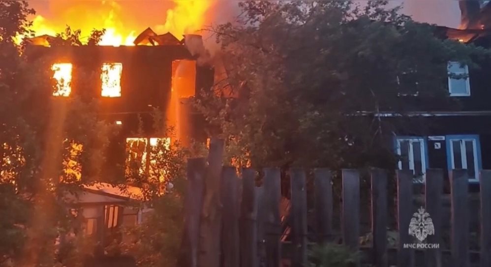 В Ульяновской области на пожаре спасены трое жителей