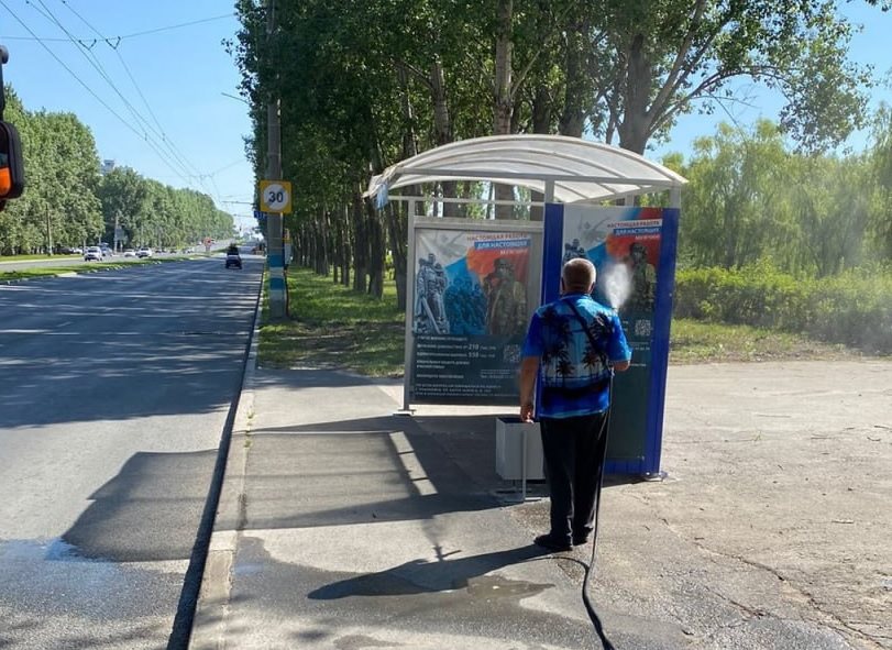 В Ульяновске дорожники усилили полив улиц