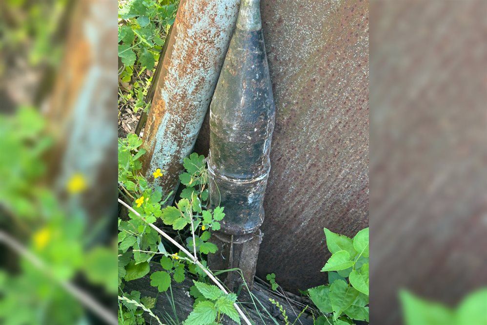 В северной части Ульяновска найден танковый снаряд