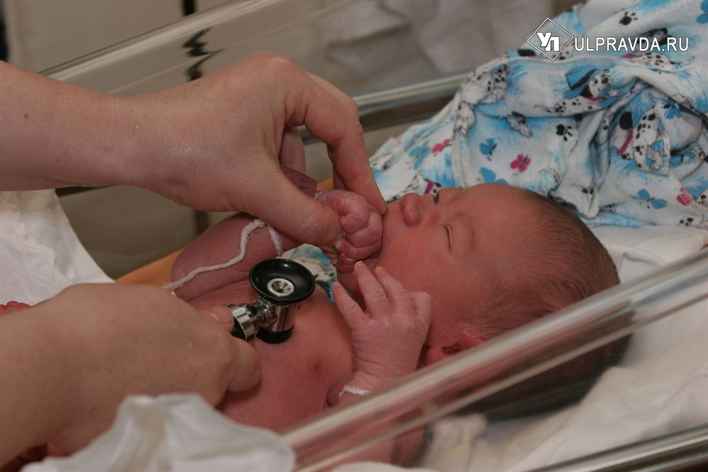 За первое полугодие в Ульяновской области родились 4102 ребенка