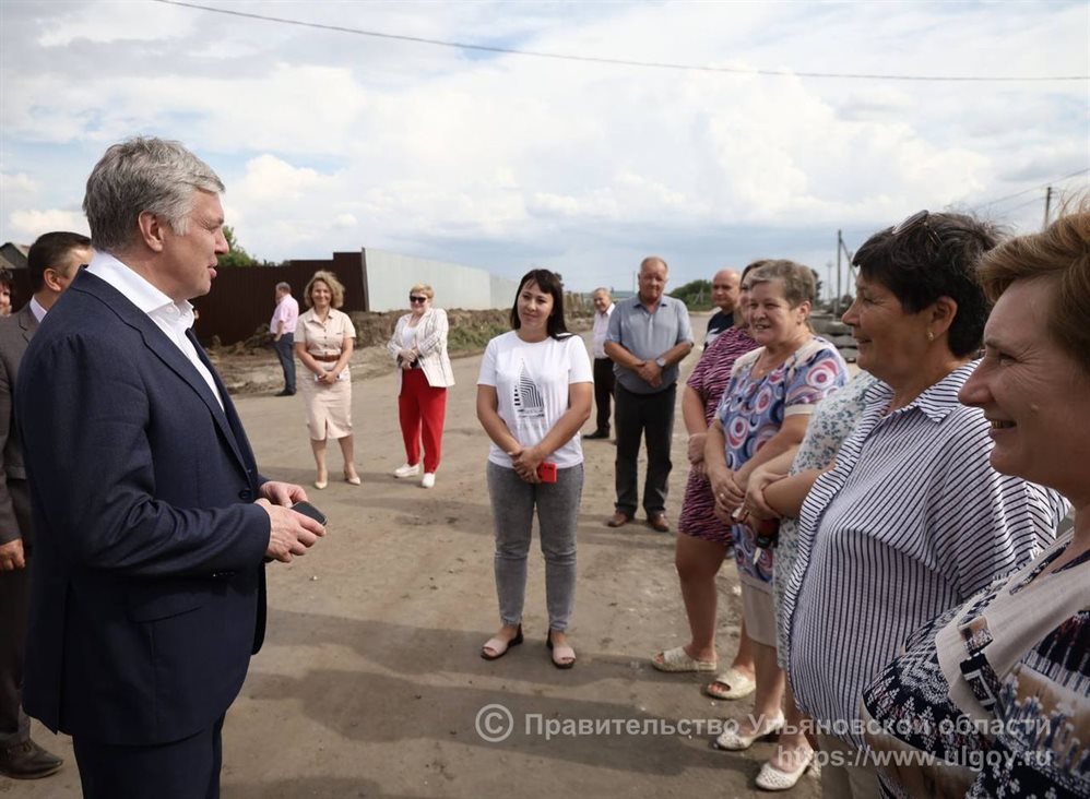 В Мелекесском районе по нацпроекту отремонтировали более пяти километров дорог