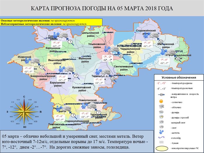 Карта погоды ульяновская область в реальном времени