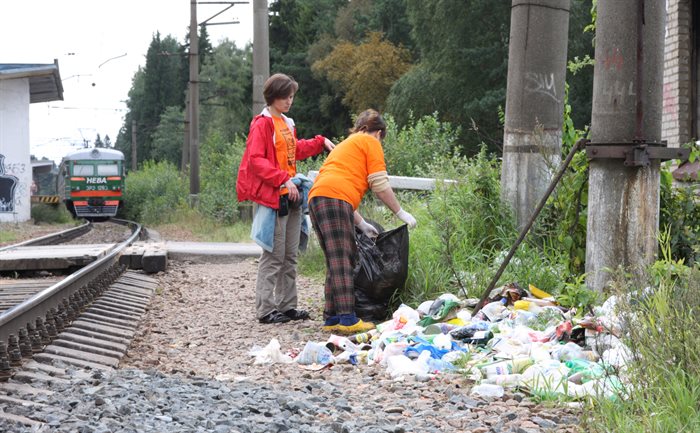 Полоса отвода ржд гаражи