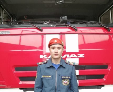Димитровградец Руслан Санатуллин стал лучшим пожарным Ульяновской области