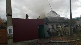 В Николаевском районе сгорел дом
