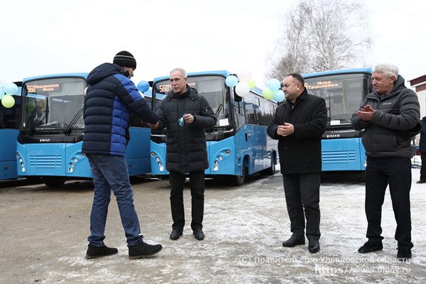 Семь новых пассажирских автобусов будут курсировать в Карсунском и Инзенском районах