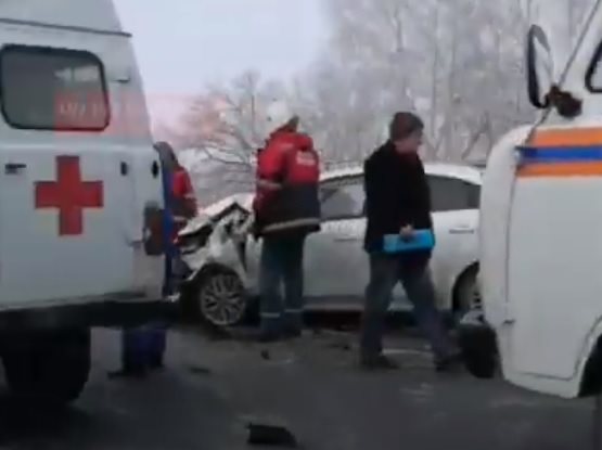 На трассе Саранск - Ульяновск произошло массовое ДТП. Пострадали четыре человека
