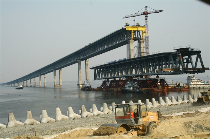 В марте начнется строительство левобережной развязки Президентского моста