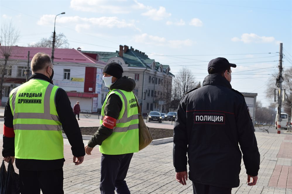 Патрулирование дружинниками общественных пространств усилено в Ульяновске