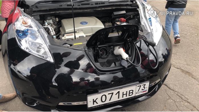 Новая точка зарядки электромобилей открылась в Ульяновской области