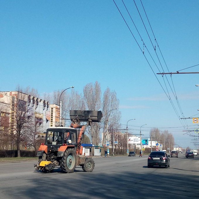 19 участков дорог ремонтируют в Ульяновске