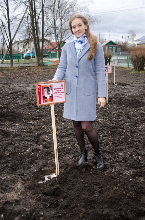 Память вырастет на века. Ульяновские школьники посадили яблони в честь учителей-фронтовиков