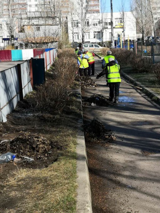 С улиц Ульяновска убрали более 500 кубов мусора