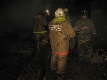 В Ульяновской области сгорел недостроенный дачный домик