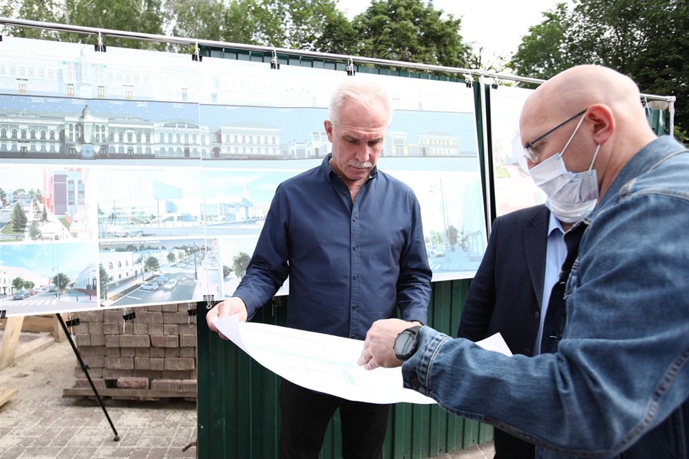 В центре Ульяновска начали благоустраивать новую площадь