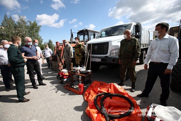 Для спасения лесов в Ульяновскую область поступили квадроциклы, тепловизоры, метеостанции и супертракторы