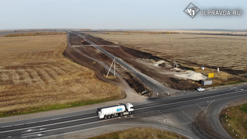 В Цильнинском районе завершается строительство дороги