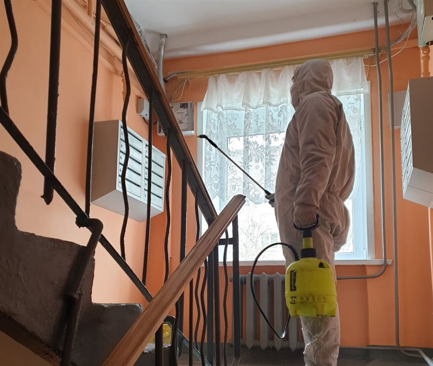 В Ульяновске сегодня продезинфицировали 713 домов