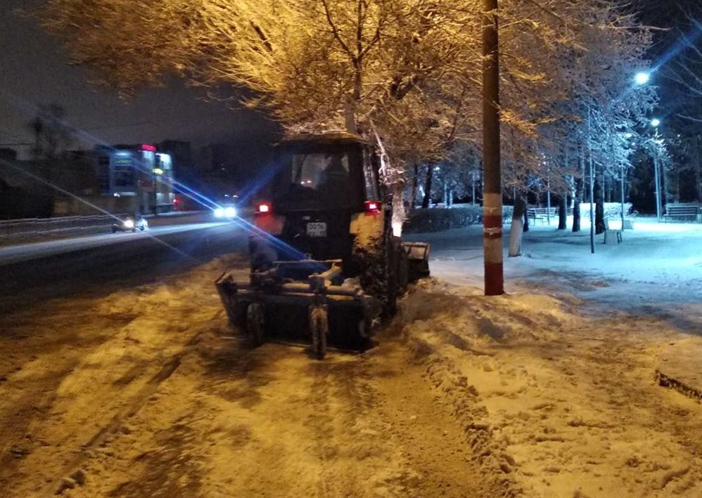 10 самосвалов снега вывезено с улиц Ульяновска
