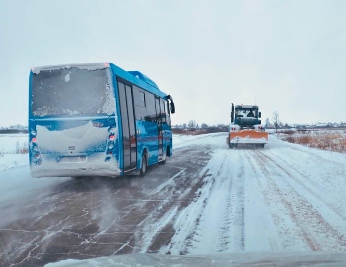 В южном направлении Ульяновской области прекращено движение автобусов